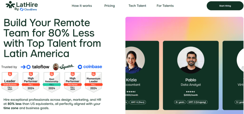 Lathire home page